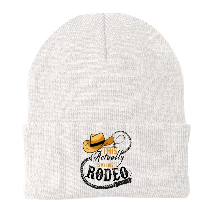 Cowboy Barn Bull Rider Rodeo First Rodeo Knit Cap Winter Beanie