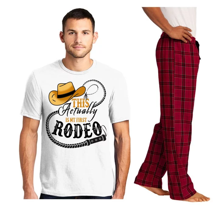 Cowboy Barn Bull Rider Rodeo First Rodeo Pajama Set