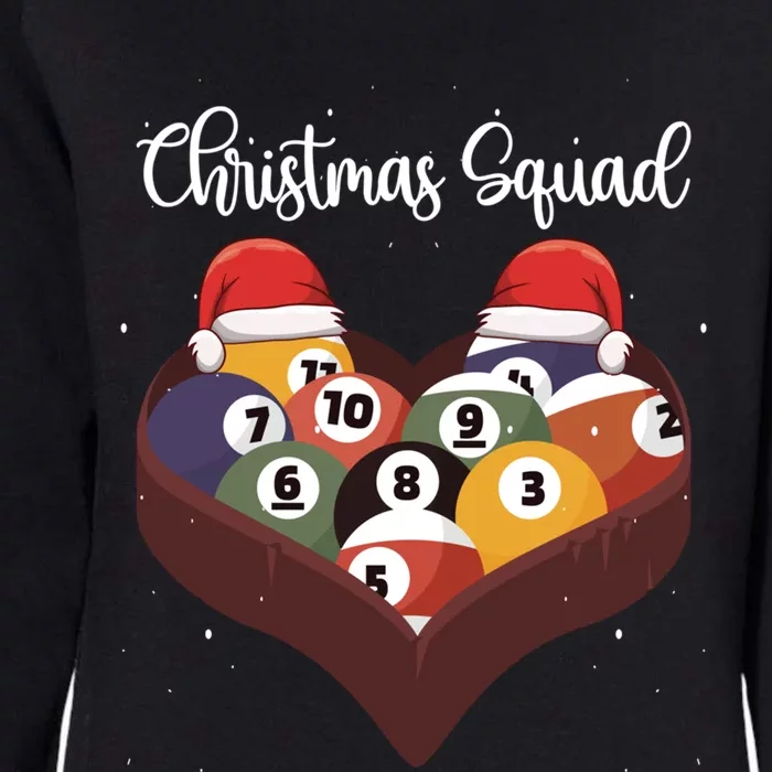 Christmas Billiard Ball Pool Player Christmas Billiards Gift Womens California Wash Sweatshirt