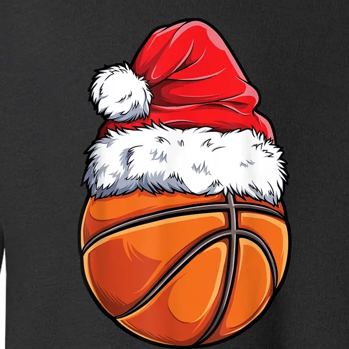 Christmas Basketball Ball Santa Hat Xmas Boys Men Sport TShirt Toddler Sweatshirt