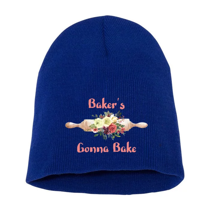 Country Baking Bakers Gonna Bake Gift Short Acrylic Beanie