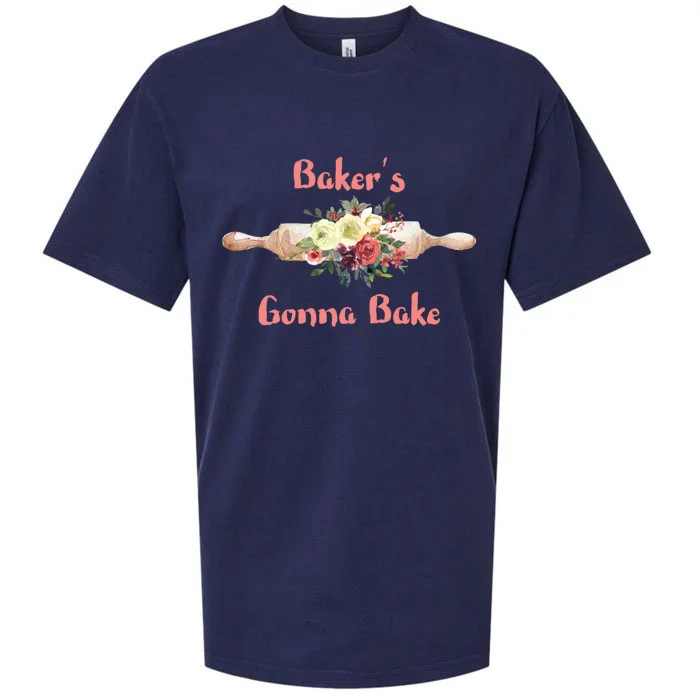 Country Baking Bakers Gonna Bake Gift Sueded Cloud Jersey T-Shirt