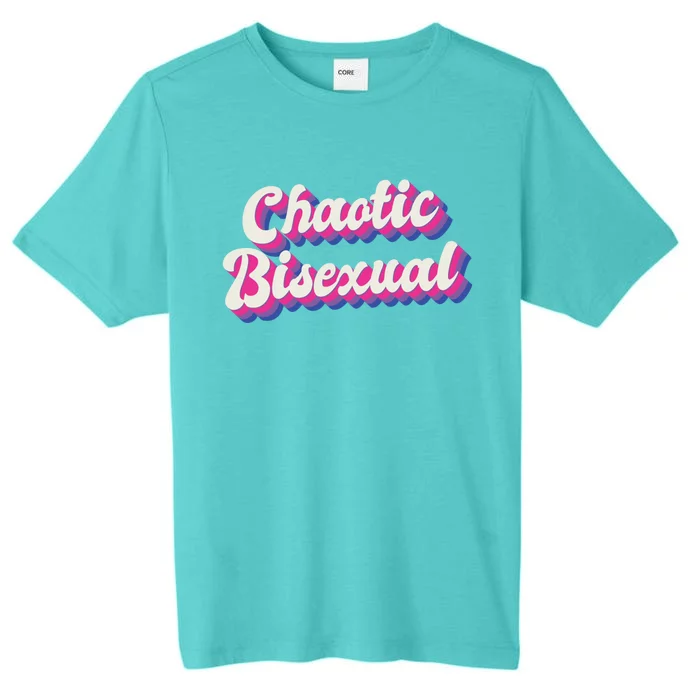 Chaotic Bisexual Bi Lgbt Bisexual Pride Gift ChromaSoft Performance T-Shirt