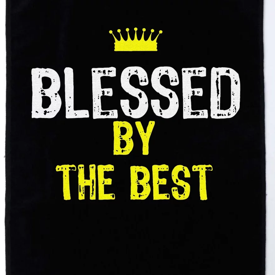 Christian Blessed by the Best Bible Scripture Platinum Collection Golf Towel