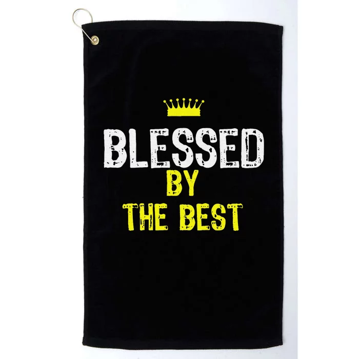 Christian Blessed by the Best Bible Scripture Platinum Collection Golf Towel