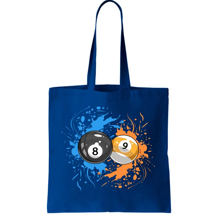 Cool Billiard Balls For 8 Ball And 9ball Player Gift Tote Bag