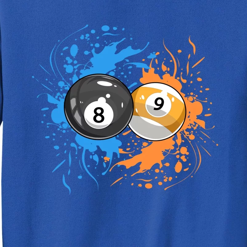 Cool Billiard Balls For 8 Ball And 9ball Player Gift Tall Sweatshirt