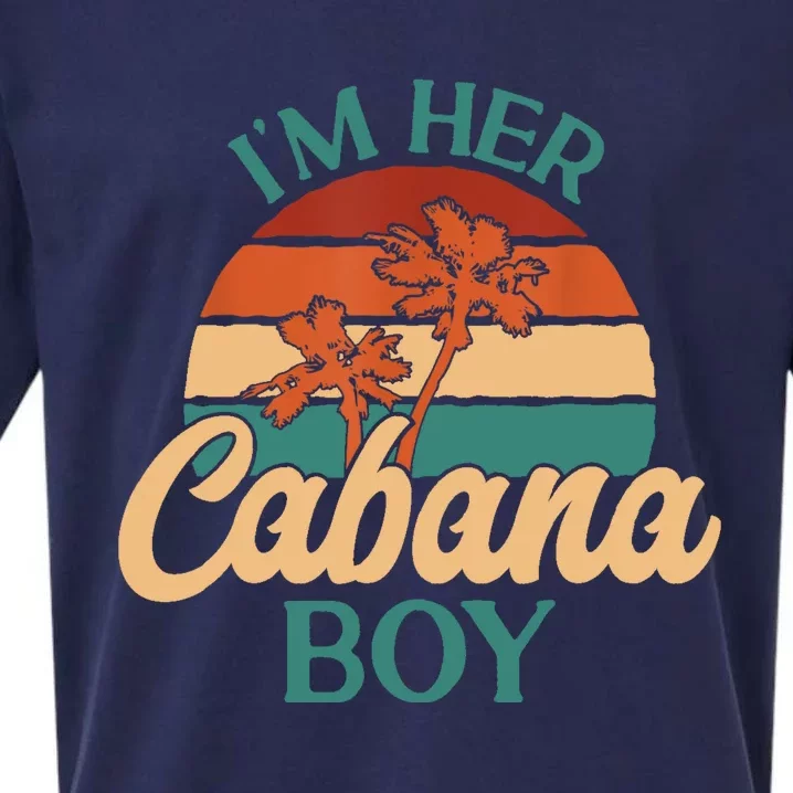 Cabana Boy Beach Bartender IM Her Cabana Boy Sueded Cloud Jersey T-Shirt