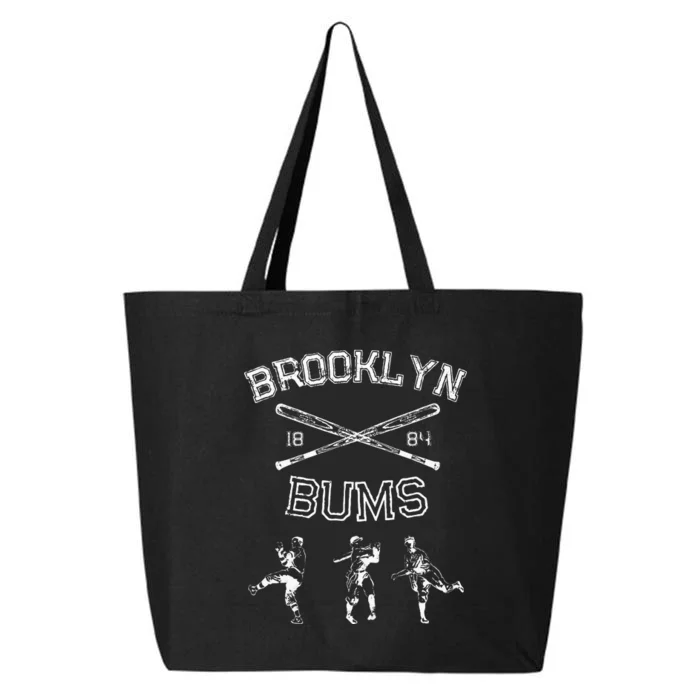 Classic Brooklyn Bums New York Baseball Fan Retro Vintage 25L Jumbo Tote