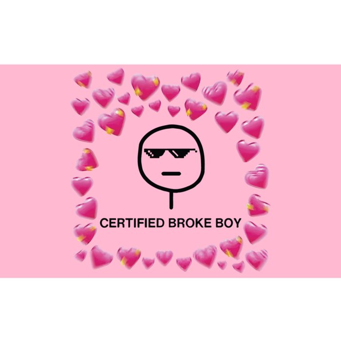 Certified Broke Boy Meme Bumper Sticker