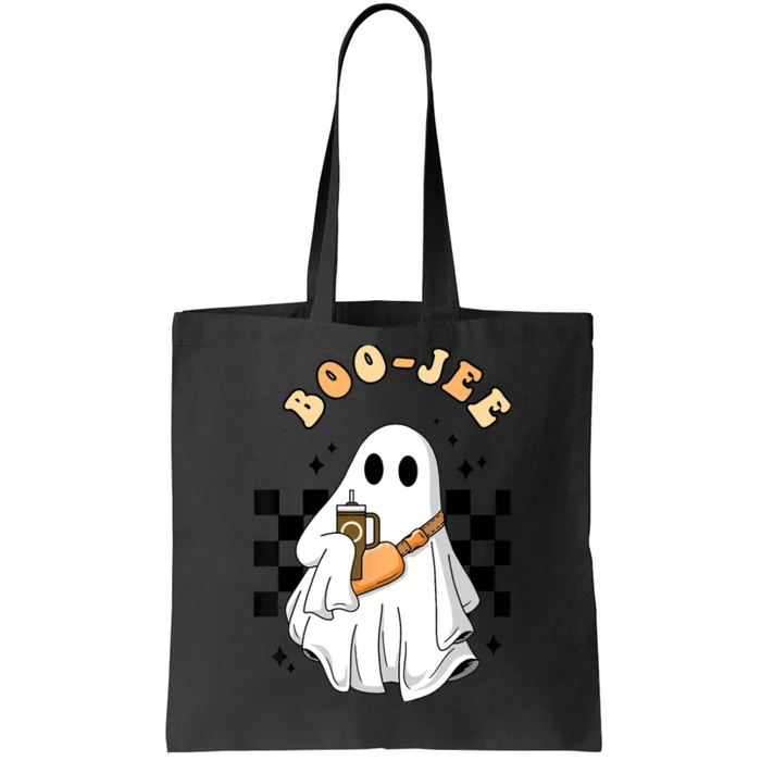 Cute Boujee BooJee Stanley Tumbler Inspired Ghost Halloween Tote Bag