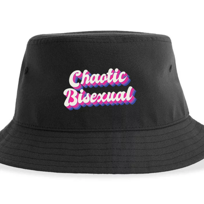 Chaotic Bisexual Bi LGBT Bisexual Pride Sustainable Bucket Hat