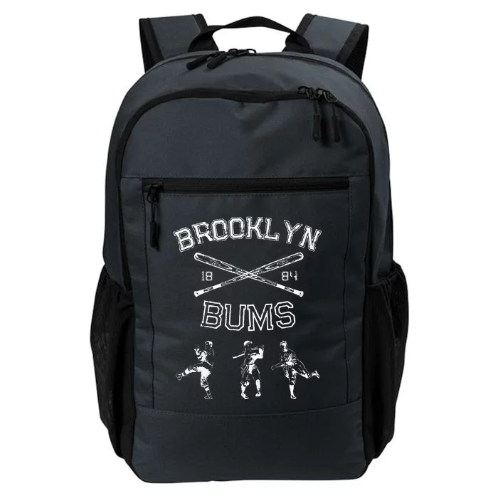 Cla.ssic Bro.oklyn Bu.ms New York Baseball Fan Retro Vintage Daily Commute Backpack