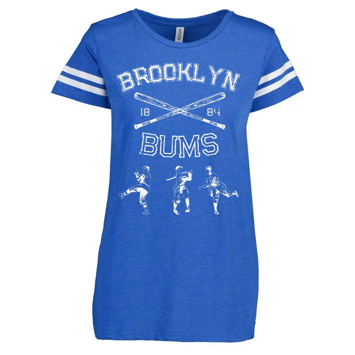 Cla.ssic Bro.oklyn Bu.ms New York Baseball Fan Retro Vintage Enza Ladies Jersey Football T-Shirt