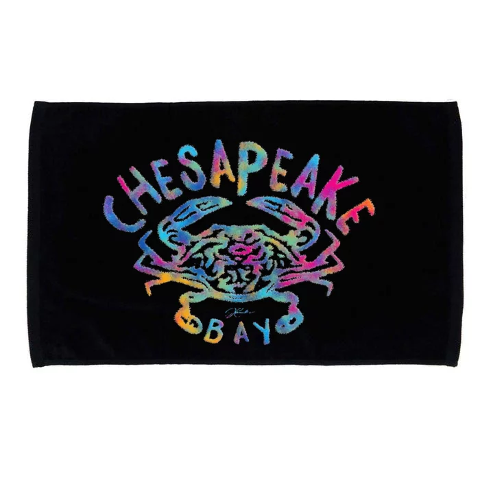 Chesapeake Bay Blue Crab Microfiber Hand Towel