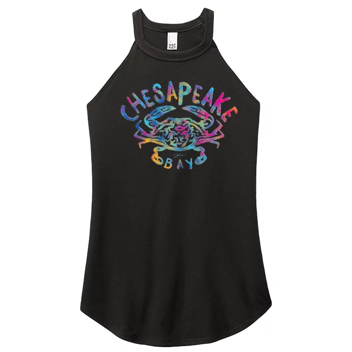 Chesapeake Bay Blue Crab Women’s Perfect Tri Rocker Tank