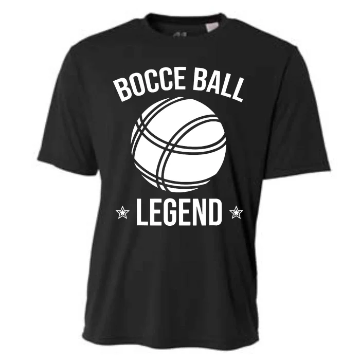 Cool Bocce Ball Legend Cooling Performance Crew T-Shirt