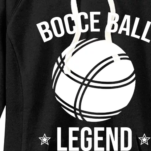 Cool Bocce Ball Legend Women's Fleece Hoodie