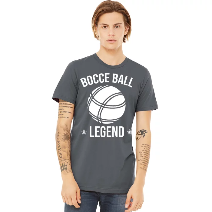 Cool Bocce Ball Legend Premium T-Shirt