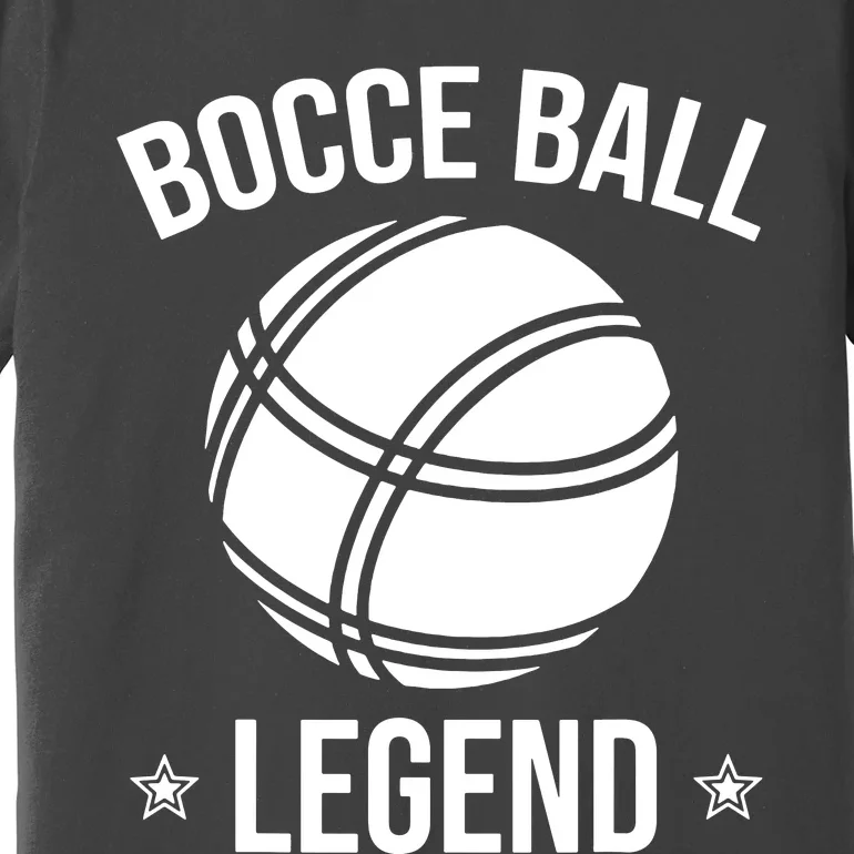 Cool Bocce Ball Legend Premium T-Shirt