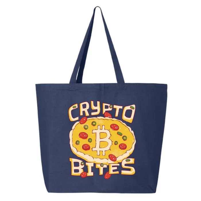 Crypto Bites Bitcoin Pizza 25L Jumbo Tote