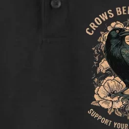 Crows Before Bros Dry Zone Grid Performance Polo