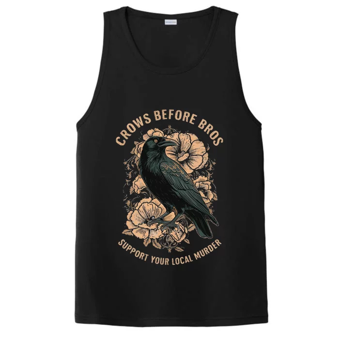 Crows Before Bros Performance Tank