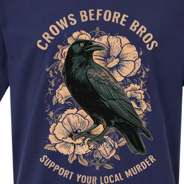 Crows Before Bros Sueded Cloud Jersey T-Shirt