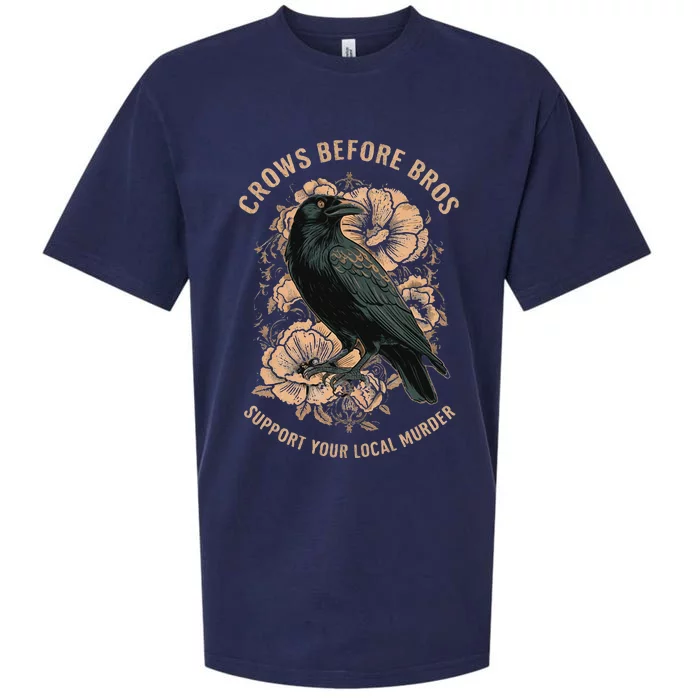 Crows Before Bros Sueded Cloud Jersey T-Shirt