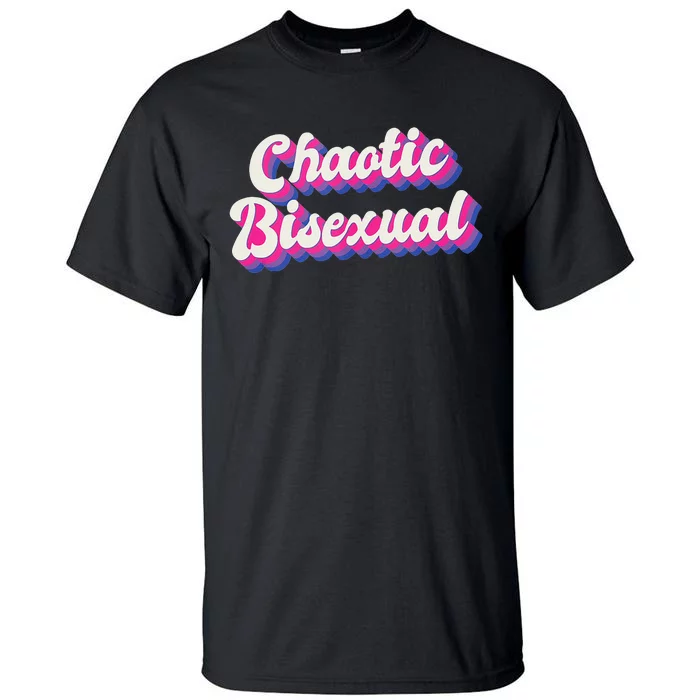 Chaotic Bisexual Bi LGBT Bisexual Pride Tall T-Shirt