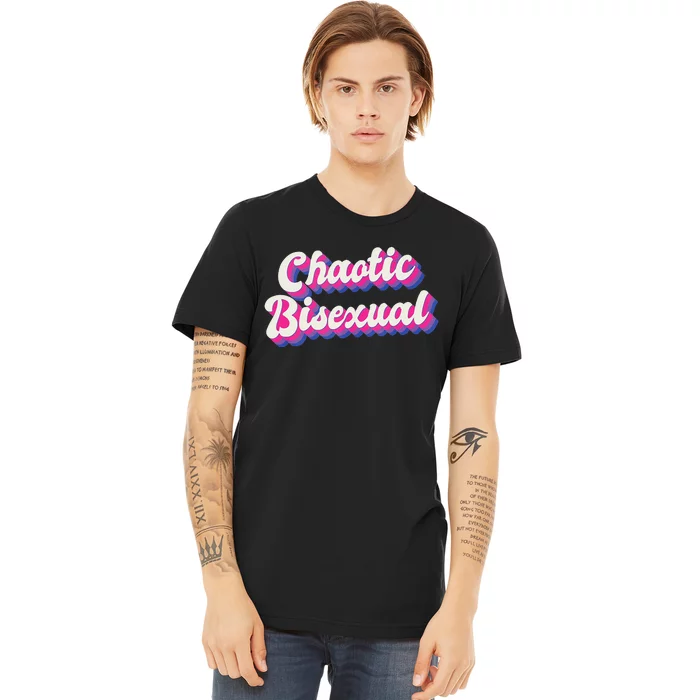 Chaotic Bisexual Bi LGBT Bisexual Pride Premium T-Shirt