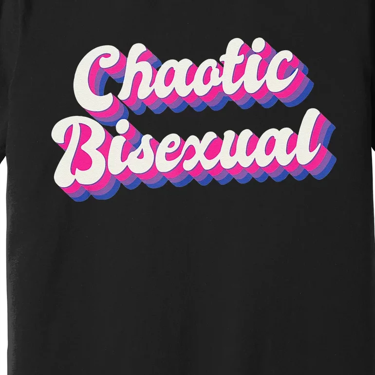 Chaotic Bisexual Bi LGBT Bisexual Pride Premium T-Shirt