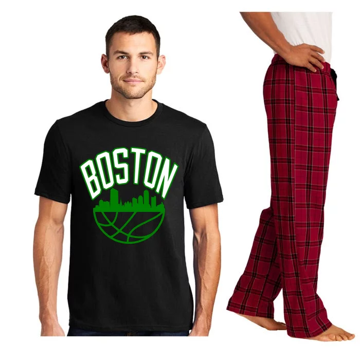 Boston Basketball Jersey Team Pajama Set