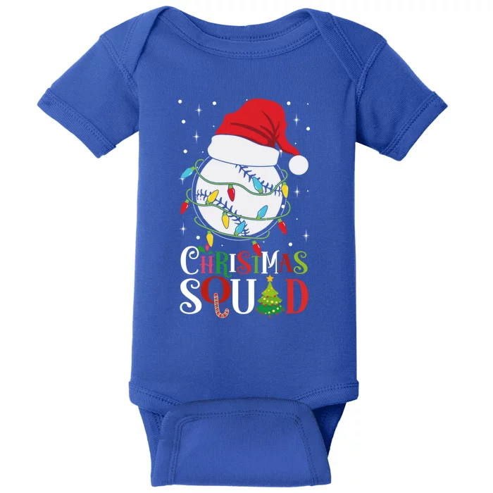 Christmas Baseball Ball Santa Hat Xmas Catcher Pitcher Gift Baby Bodysuit