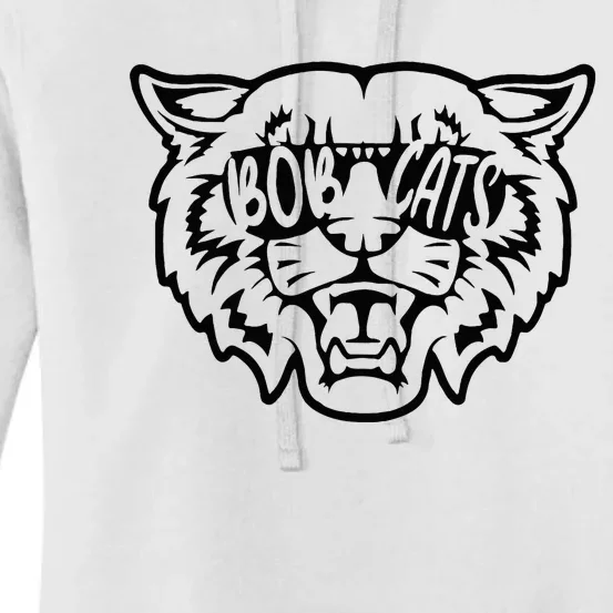 Cool Bobcat Bobcats Sunglasses Animal Lover Women's Pullover Hoodie