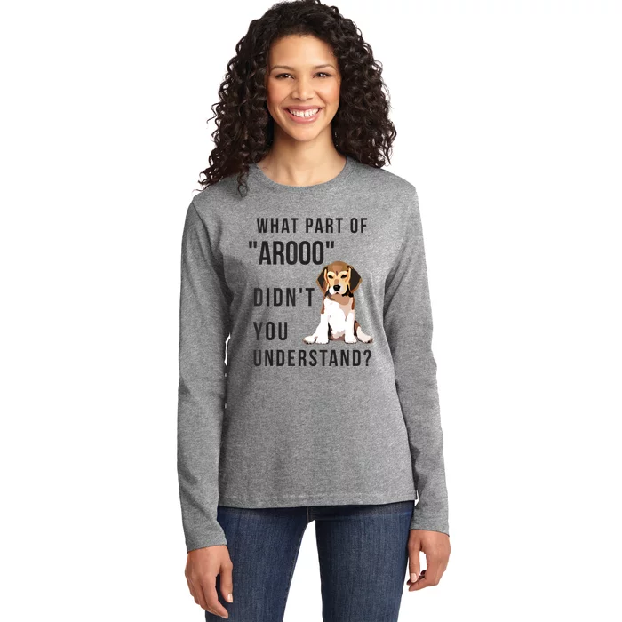 Chicky Beagles Beagles Gift Ladies Long Sleeve Shirt