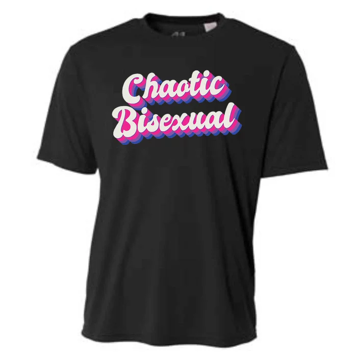 Chaotic Bisexual Bi LGBT Bisexual Pride Cooling Performance Crew T-Shirt