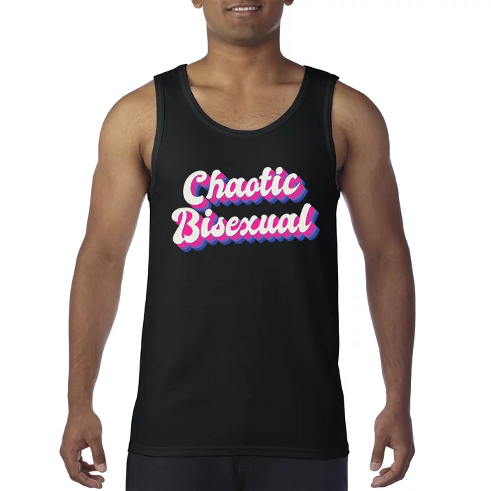 Chaotic Bisexual Bi LGBT Bisexual Pride Tank Top