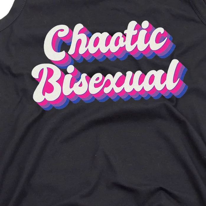 Chaotic Bisexual Bi LGBT Bisexual Pride Tank Top