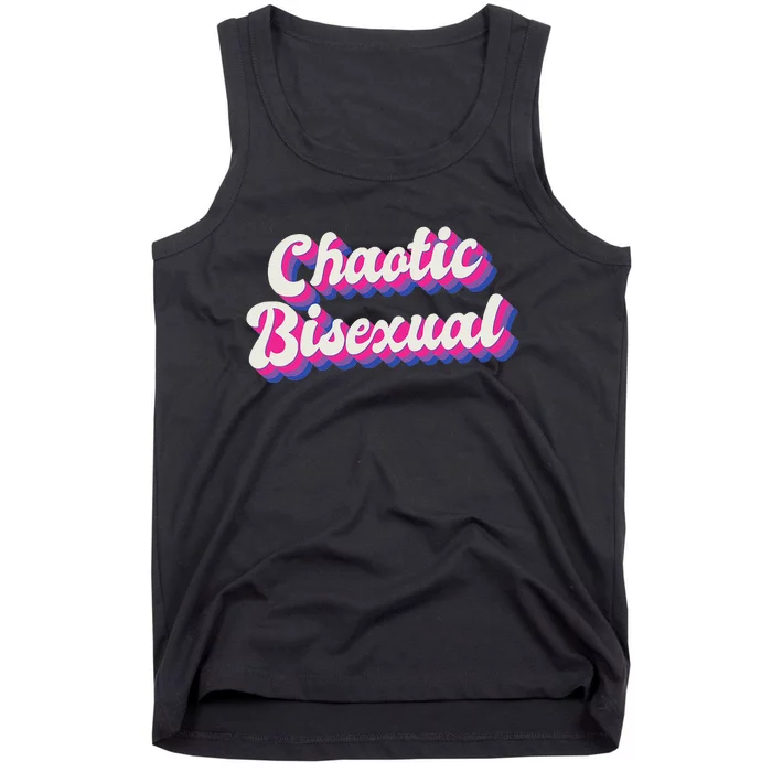 Chaotic Bisexual Bi LGBT Bisexual Pride Tank Top