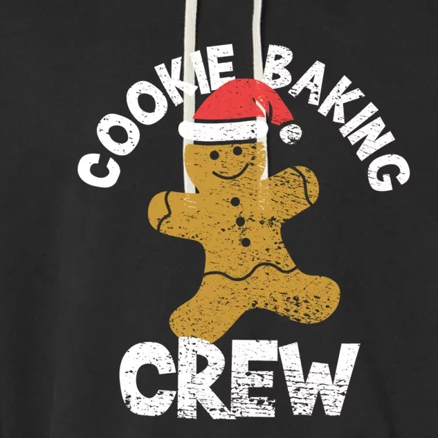 Cookie Baking Crew Christmas Gingerbread Garment-Dyed Fleece Hoodie