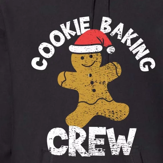 Cookie Baking Crew Christmas Gingerbread Premium Hoodie