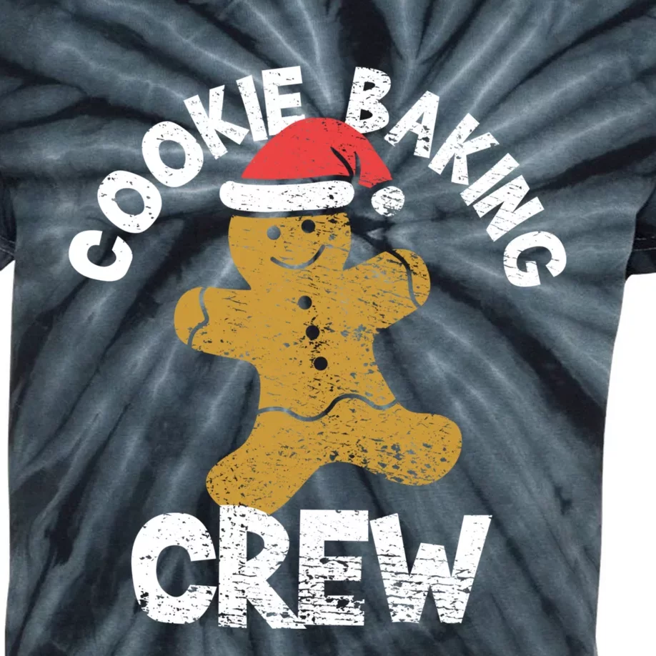 Cookie Baking Crew Christmas Gingerbread Kids Tie-Dye T-Shirt