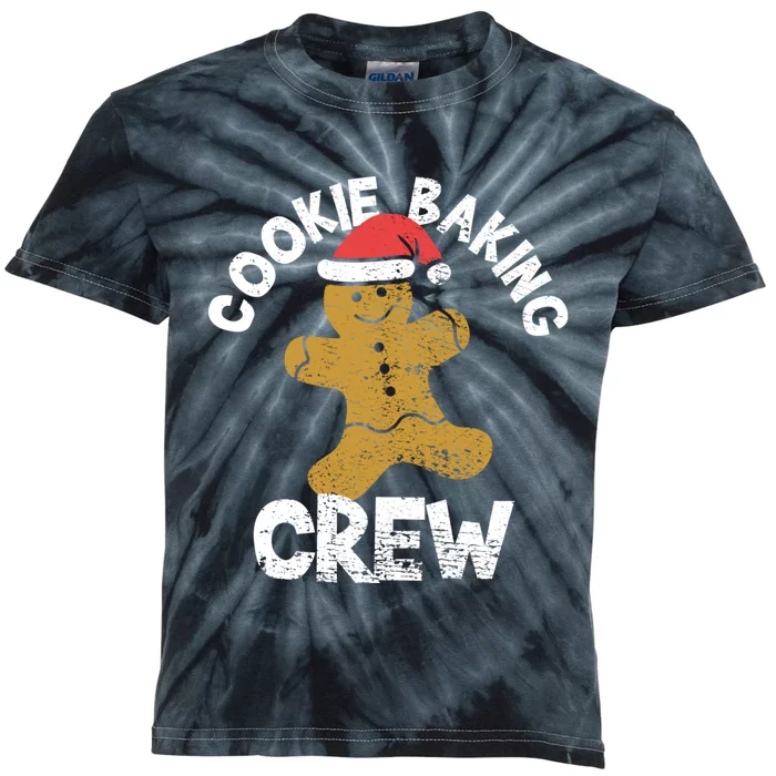 Cookie Baking Crew Christmas Gingerbread Kids Tie-Dye T-Shirt