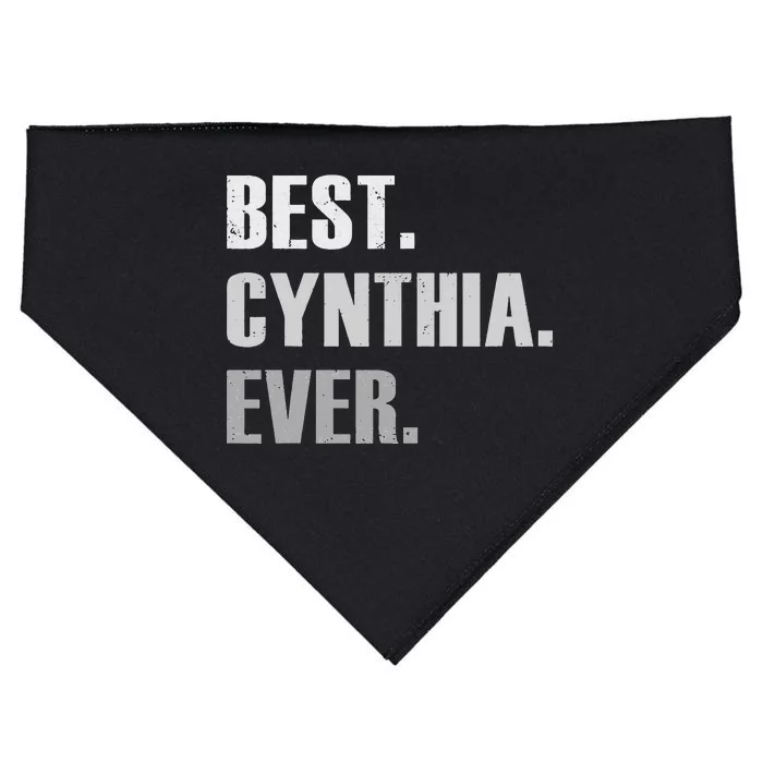 CYNTHIA BEST CYNTHIA EVER GIFT FOR CYNTHIA USA-Made Doggie Bandana