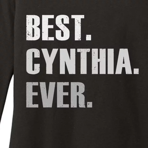 CYNTHIA BEST CYNTHIA EVER GIFT FOR CYNTHIA Womens CVC Long Sleeve Shirt