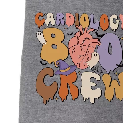 Cardiology Boo Crew Funny Halloween Spooky Doggie 3-End Fleece Hoodie