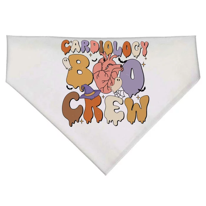 Cardiology Boo Crew Funny Halloween Spooky USA-Made Doggie Bandana