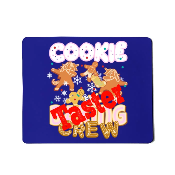 Cookie Baking Crew Authentic Christmas Baker Team Taster Gift Mousepad