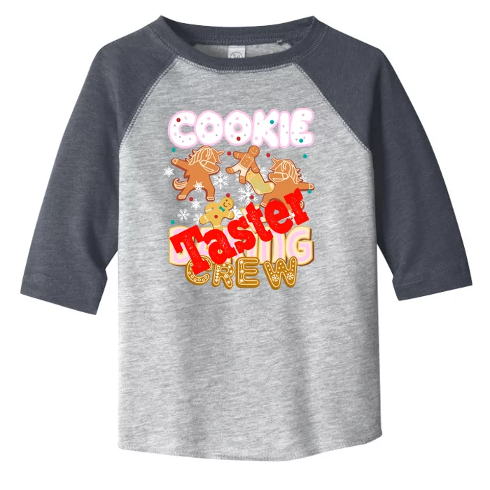 Cookie Baking Crew Authentic Christmas Baker Team Taster Gift Toddler Fine Jersey T-Shirt